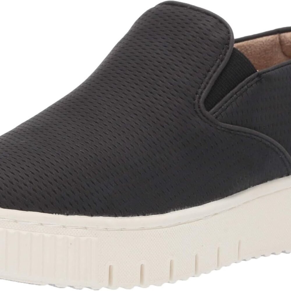 Women’s Slip On Sneaker Fabric Platform Casual White Sole Low-top Comfort